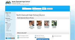 Desktop Screenshot of northgwinnetthighschoolalumni.com